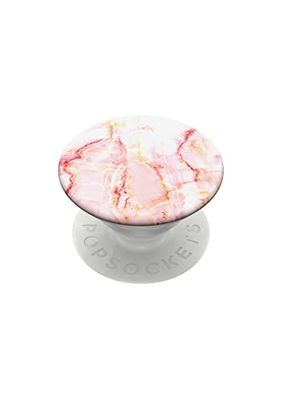 PopSockets PopGrip - Supporto e Impugnatura per Telefoni Cellulari e Tablet con un Top Intercambiabile - Rose Marble
