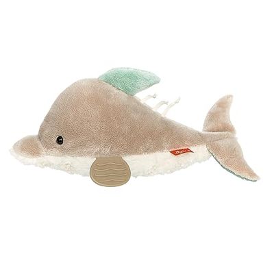Sigikid 43206 - Peluche de delfín, Color Gris y Blanco