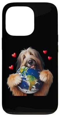 Berger Picard Dog Earth Day Abbraccio Amore Proprietario Abbracciare Pianeta Custodia per iPhone 13 Pro