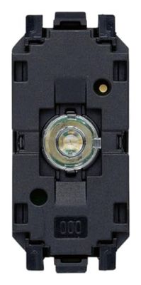 VIMAR 30802 Línea Mecanismo desviador inteligente, control local o por aplicación, tecnología IoT Bluetooth 5.0 y Zigbee 3.0, detección en la oscuridad, para completar con teclas 1 m Línea