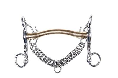 HKM Kandare-9906 zilver 14,5 cm