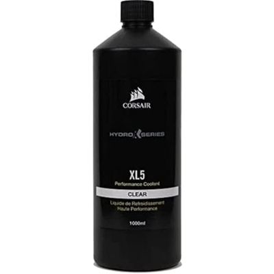 Corsair Hydro X Series, XL5 Performance Coolant, 1 Litre (Vibrant Translucent Colour, Long-Life Composition, Enhanced Anti-Corrosion and Anti-Bacterial Inhibitors), Clear
