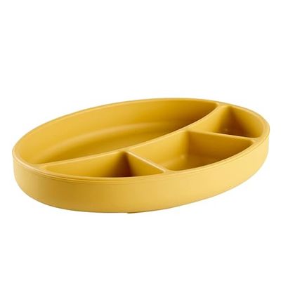 THERMOBABY - Silikonbricka - sugkopp för bebisar - babytallrik - okrossbar barntallrik - halkfri - diskmaskins- och mikrovågsugnssäker
