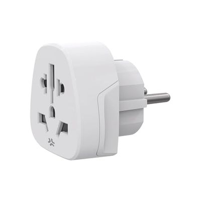 Celly, Adattatore Universale Da Viaggio, Con Presa Schuko Europea, Facile da Trasportare, Con Funzione Safety Shutter, Compatto e Leggero