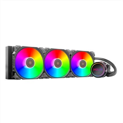Noua Boris BR360 ARGB, Dissipatore a Liquido CPU, TDP 320W, 3 Ventole ARGB PWM, Raffreddamento ad acqua per AM5/AM4/TR4 e LGA 1700/1200/115x