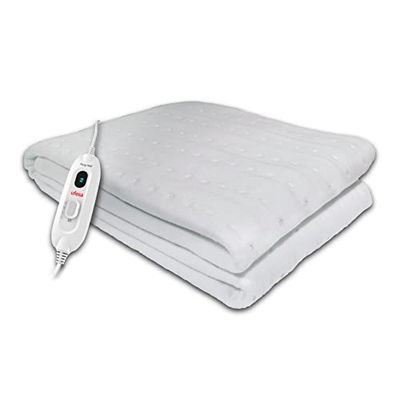 Ufesa Flexy Heat CIE Single Electric Bed Warmer, 150 x 90 cm, 60 W, Reversible, 3 Temperature Levels, Automatic Shut Off, Washable