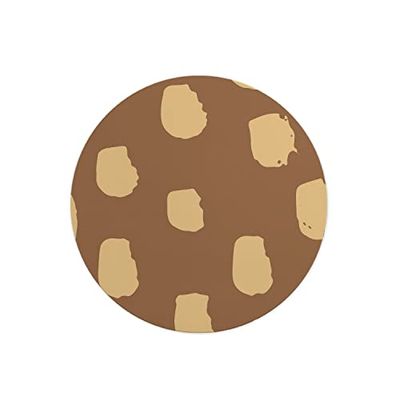 Questo Casa, Round Digital Printed Mouse Pad, Non-Slip Base, for Office and Home, Diameter:22cm