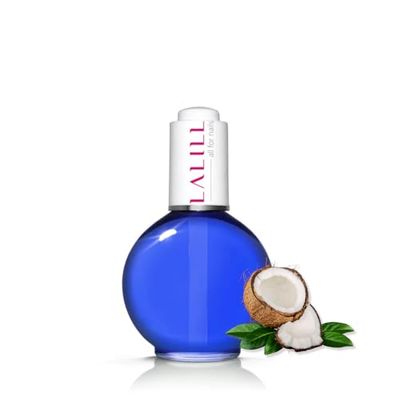 LALILL Nail Cuticle Oil 75 ml - Coconut Paradise Nail Care Oil - Nail Oil Care for Nails Cuticles - Spa Manicure Nail Design Hands - Vegan - with Pipette