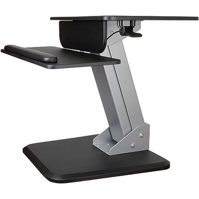 StarTech.com Höjd justerbar stående skrivbord omvandlare – stående skrivbord med en fingerjustering – ergonomiskt skrivbord (ARMSTS)