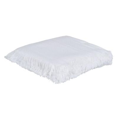 BigBuy Home Sprei wit visgraatpatroon 280 x 260 cm