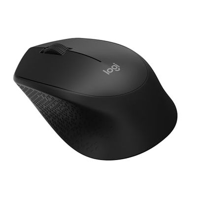 Logitech M280 Mouse Wireless, 2,4 GHz con Ricevitore USB Nano, Tracciamento Ottico 1000 DPI, 3 Tasti, Durata Batteria di 18 Mesi, Compatibile con PC, Mac, Laptop, Chromebook - Nero