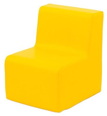 Chauffeuse toile jaune