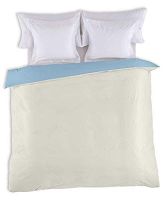 Colcha tejida Banús color Aqua. Cama de 180 cm