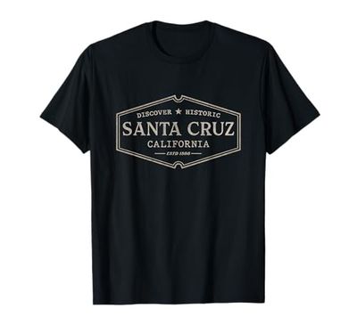 Santa Cruz California | Santa Cruz CA Historic Design T-Shirt