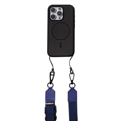 OtterBox 2-in-1 Crossbody Strap, Bandoulière pour téléphone, cordon réglable, boucles pour accrocher des clés et écouteurs, compatible avec la plupart des coques de téléphone OtterBox, Mauve