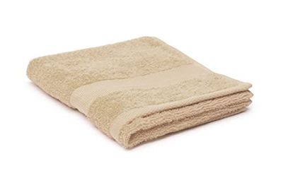 Excelsa Bagno Serviette, Coton, Crème, 100x60x1 cm