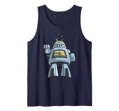 Vintage Retro Japanese Toy Robot - Robotics Gift Tank Top