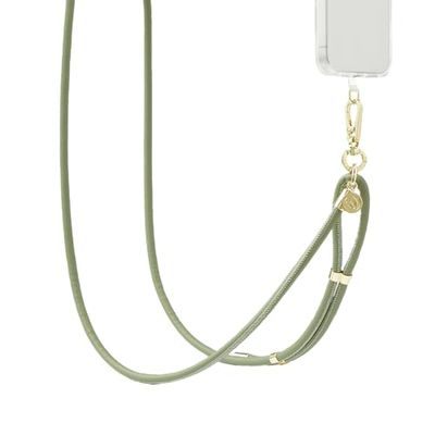 PopSockets Phone Lanyard, Phone Holder, Crossbody Device Strap - Eucalyptus