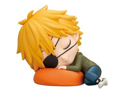 Banpresto BP88662P Figura Q Posket Sleeping Denji Chainsaw Man, 7 cm, Multicolore