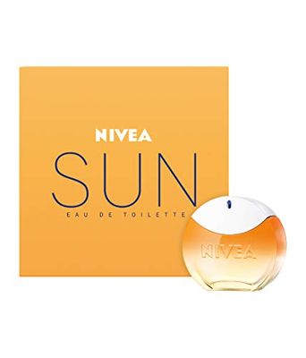 NIVEA Sun Eau de Toilette, profumo con profumo originale crema solare, unisex estivo e rinfrescante, in flacone di profumo iconico (30 ml)