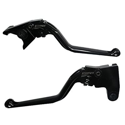 ACCOSSATO Paire de leviers noirs pour Triumph Sprint ST/RS de 2004 à 2009 (CC 1050)