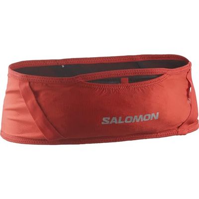 Salomon Pulse unisex bälte, åtsittande passform, terränglöpning, vandring, cykling, smart förvaring och mångsidighet utomhus, röd, XL