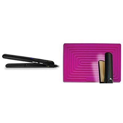 Wahl Afro Hair Straightener, Black Silicone Heat Mat, Changes Colour When Hot