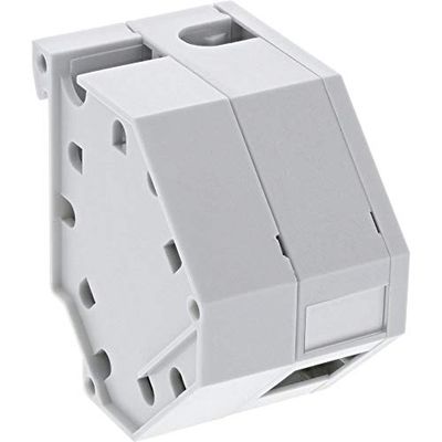 InLine 76203C Keystone SNAP-In LWL Keystone modulehouder, 1-voudig voor DIN-rail