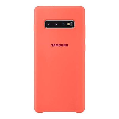 Samsung EF-PG975THEGWW Custodia in Silicone per S10+, Rosa (Pink)