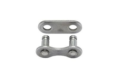 KMC Link Cl-550 11-vaks set = 2 helften 1/2 x 11/128, zilver, eenheidsmaat