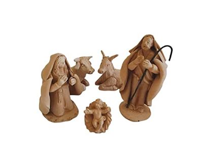 Sacra Famiglia in Terracotta - Presepe Terracotta