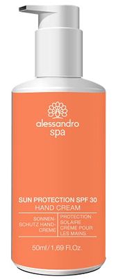 alessandro SUN PROTECTION Protector solar para manos SPF 30, 60 g