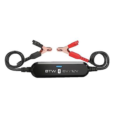 GYS - 077355 - GYS BTW 6/12 Battery Tester - Bluetooth Car & Motorcycle Battery Tester for 6 and 12 Volt batteries. Screenless with phone connectivity. Tests starter, battery and alternator.