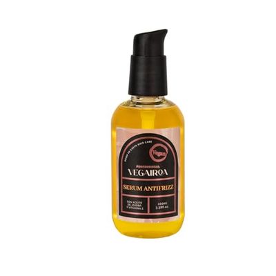 VEGAIROA - Antifrizz Serum Plex- Siero Anticrespo- Antiossidante e riparatore di doppie punte-Controllo dell’olio - Con olio di Jojoba- Vegan Professional Hairdressing - 100 ml