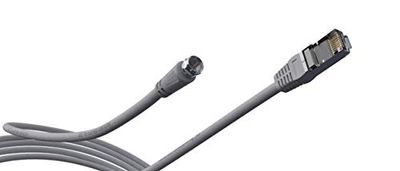 TVRFUE antennekabel RJ45 stekker naar F-stekker voor het schroeven van VDI/VDV graden 3, 3 m