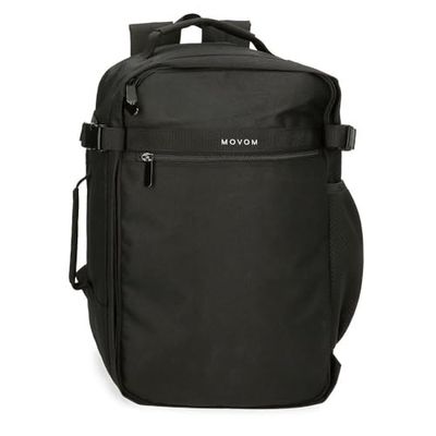 Movom Foster Sac à dos de cabine pour ordinateur portable Noir 25 x 40 x 20 cm Polyester 20 L, Noir, Talla única, Sac à dos de cabine pour ordinateur portable