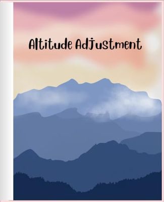 Composition notebook: Altitude adjustment journal notebook with mountain details | 110 pages| 7.5 x 9.25"