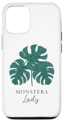 Custodia per iPhone 14 Monstera Lady Monstera Foglia Pianta