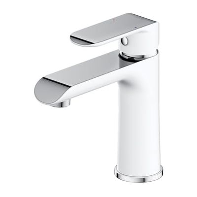 Omnires SC2310CRB, Grifo del fregadero Sacramento, Chrome/white