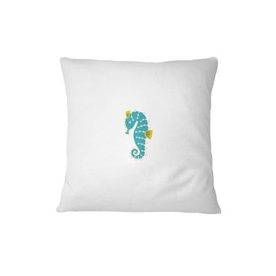 Bona Basics, Funda de cojín Decorativa, decoración del hogar, para sofá, cafetería, Tamaño: 45X45 cm, Color: Blanco