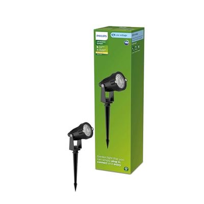 Philips LED GardenLink Caper Luce per Esterni, 1x1.5W, 24V, IP67, Nero
