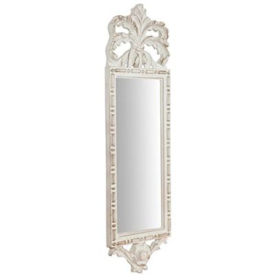 Shabby Chic wandspiegel 64x20 cm | Decoratieve wandspiegel | Ingangspiegel
