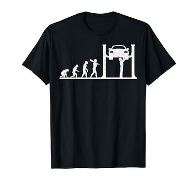 Divertida evolución de la mecánica automotriz Camiseta