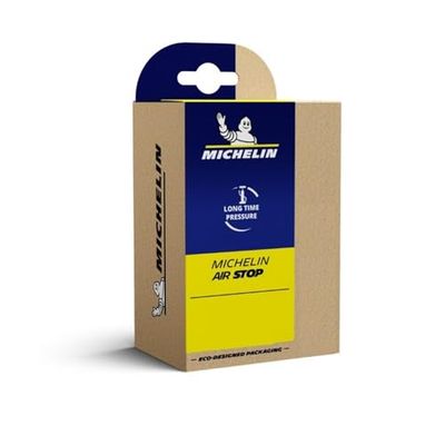 Michelin Uni Airstop cykelslang, svart, 700 x 25/32 C PV, 804152