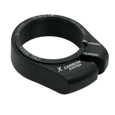 MICHE X Carbon zacisk sztycy siodełka, czarny, 31,8 mm