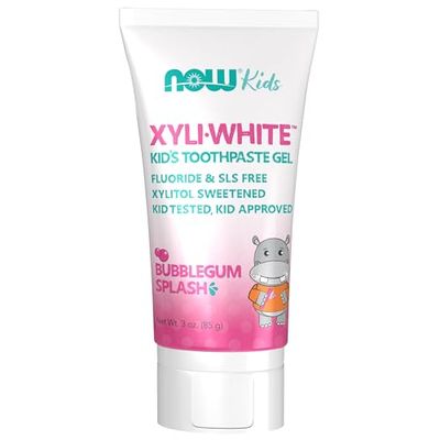 Now Foods Kids Xyliwhite Bubblegum Splash Toothpaste Gel, 85 g