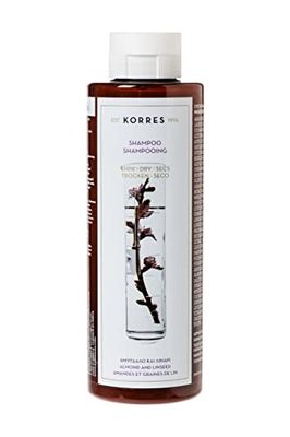 Korres Shampooing Réparateur, Amandes/Graines de Lin, 250 ml