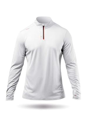 DISMARINA PLASTIMO Nuevo 2024-UVActive 1/4 Zip L/S Top Wht m-XXXL, 70263 Other, Multicolor, One Size