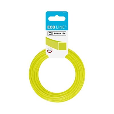 Cellfast Filo da Taglio Fil De Débroussailleuse Renforcé per Decespugliatori E Tagliaerba Filo per Decespugliatore Eco Quadrato 3,0 mm 15 m