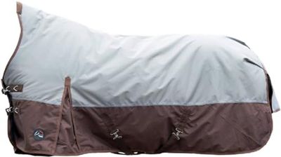 HKM Norwich Couverture highneck 600D doublée polaire Beige/Marron 165